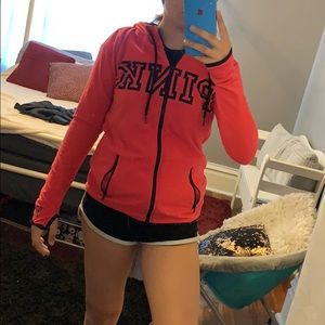 VS Pink zip up jacket